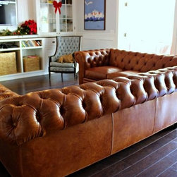 KENZIE STYLE - Chesterfield Custom Sectional Sofas - Sectional Sofas