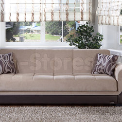 Polo Rubi Light Brown Sofa bed - Sofas