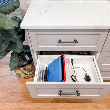 Katharine’s Kitchen with Hidden Charging Drawer