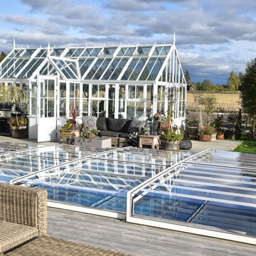 Pooltak Teti på Den Vita Drömgården