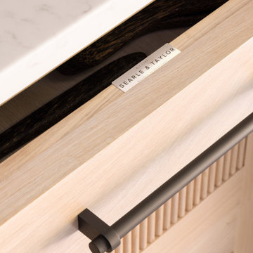 Scandi Bespoke Blond Oak Kitchen