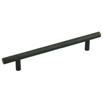 Cosmas - Cosmas 305-192ORB Oil Rubbed Bronze 7-1/2&rdquo; CTC (192mm) Euro Bar Pull - 7-1/2" (192mm) Hole Centers