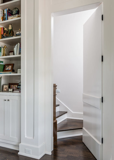 Transitional Staircase by Noble Architects, LLC