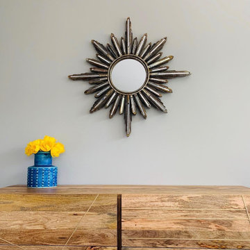 Mid-Century Modern Styled Bedside with Playful Details