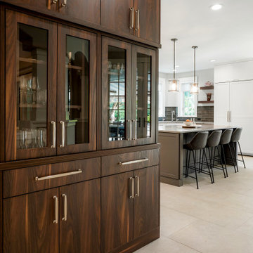 Foxtail Circle - Trio of Colors Transitional Kitchen