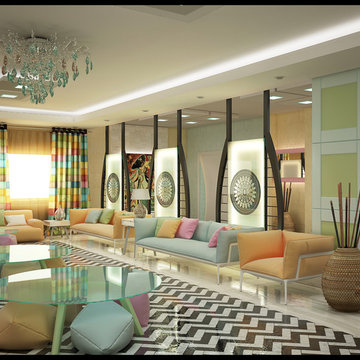 modern home reception