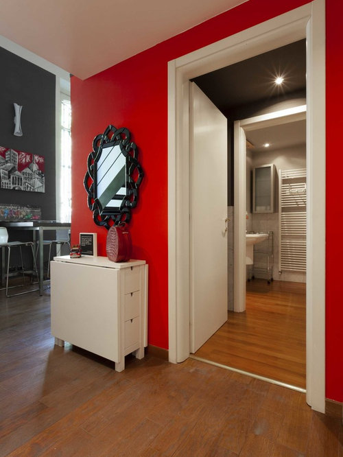 Industrial Badezimmer mit hellem Holzboden Ideen, Design & Bilder | Houzz