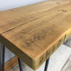 Urban Loft Reclaimed Wood Console Table, 12x60x18, Dark Walnut