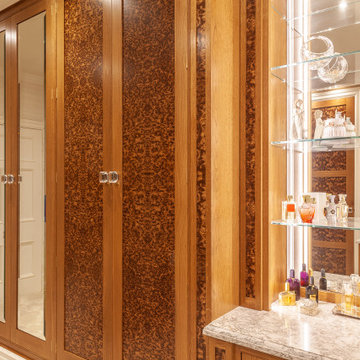 Burr Oak & Glass Dressing Room