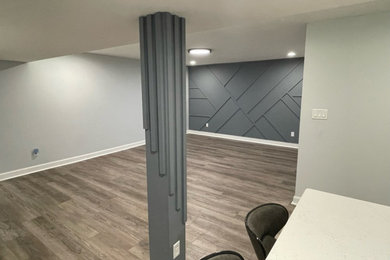 Accent walls and column