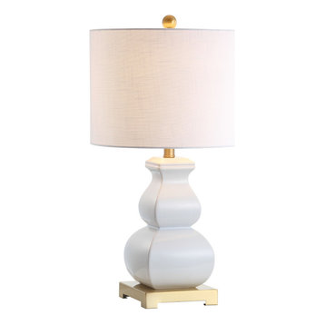 The 15 Best Modern Table Lamps For 2022, Singer Black Metal Led Uplight Accent Table Lamps