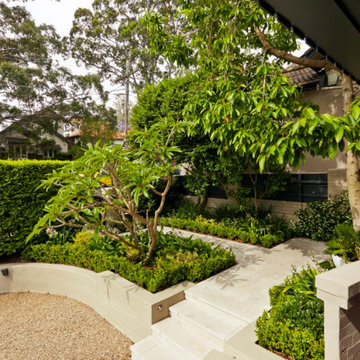 Walkways Paving and Front Yard Upgrade in Sherman Oaks CA