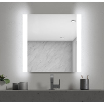 Seura Veda LED Dimmable Lighted Bathroom Vanity Mirror, 3000K, 36wx36h