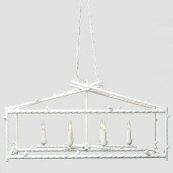 Trina Chandelier, Rectangular - Chandeliers