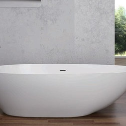 designer stone bathroom ware from the pietra bianca collection - Bathtubs