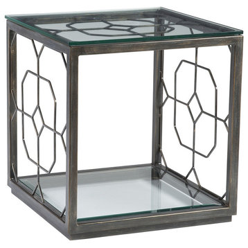 Honeycomb Square End Table, St. Laurent Finish