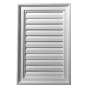 16 X36 Vertical Gable Vent Louver Decorative Traditional