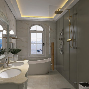 Elegant Bathroom Design | Classic Modern Interior