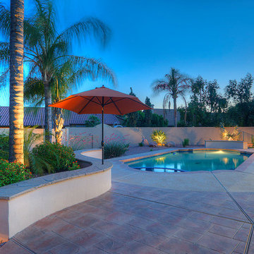 East Linda Lane Irrigation, Sod, Landscape Lighting, Paver & Plant Installation