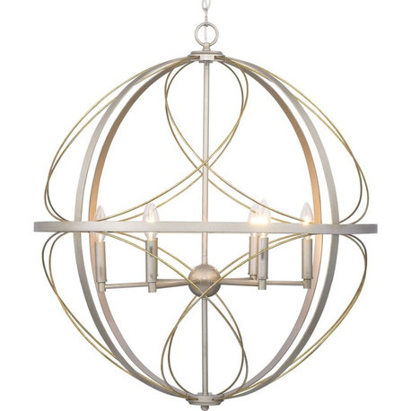 Brandywine Collection 6-Light Pendant, Silver Ridge