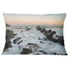 Bay of Biscay Atlantic Coast Spain Landscape Printed Throw Pillow, 12"x20"