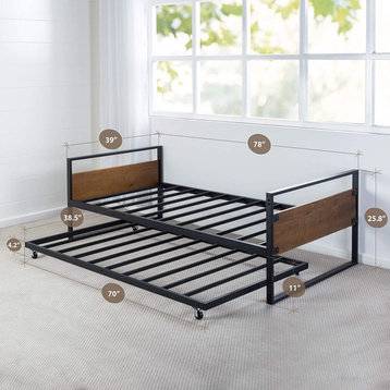 Twin Daybed and Trundle Frame Set