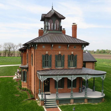 Restored Victorian porch & farmhouse
