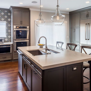 Mixed Grays, a Small Chef's Kitchen with Plenty of Professional Luxuries.