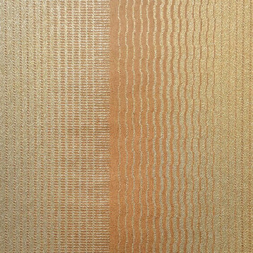 Kristal, Modern Abstract Color Beige Wallpaper Roll