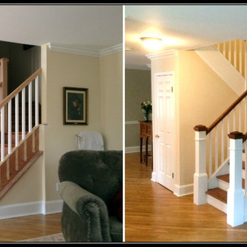 Madison NJ Staircase Painting & Staining Finishing