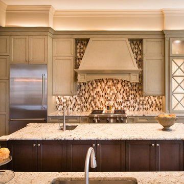 Mosaic Kitchen Backsplash with Danziger Design