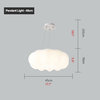 Cloud Pumpkin Shapped Pendant Lamp for Children's Room, Dia17.7", B, Rc Dimmable