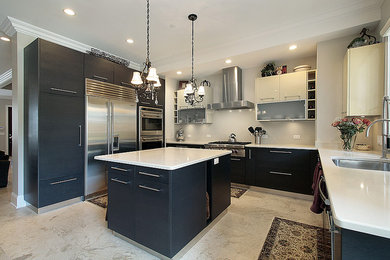 Inspiration for a contemporary kitchen remodel in Philadelphia