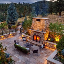 Evergreen Bronze Fireplace Doors