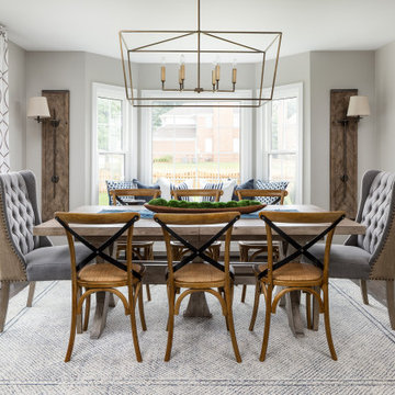 Dining Room becomes Kitchen Table Area