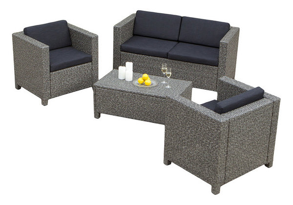 Venice 4 Piece Outdoor Sofa Set Contemporary Lounge Sets Venice 4 Piece Outdoor Sofa Set