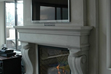 Fireplaces with Over Mantel