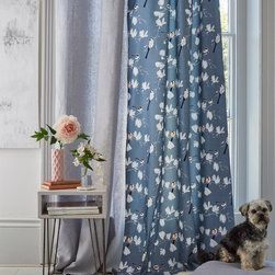Long Tailed Tit - Upholstery Fabric