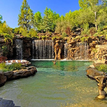 Naturalistic Pools with Grotto