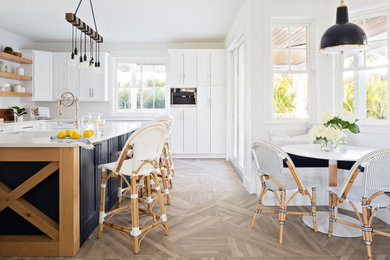Beach style kitchen photo in Tampa