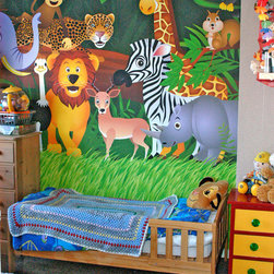Kids Bedroom Mural - Wallpaper
