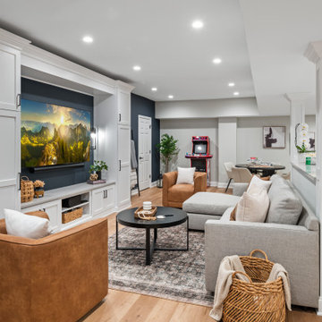 Where Fun Meets Style: North Wales Basement