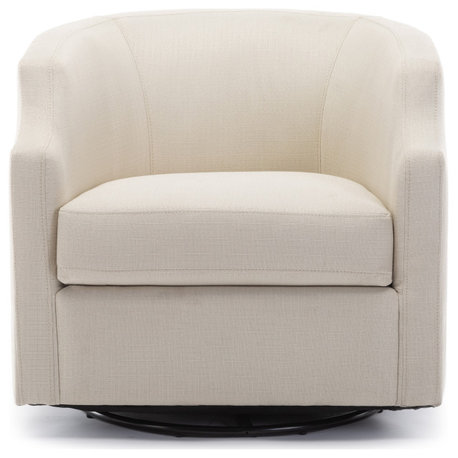 Infinity Swivel Barrel Chair, Natural