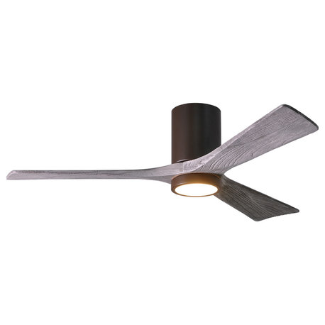 Irene HLK 3 Blade Hugger Paddle Fan with Light Kit, Bronze Finish, 52"