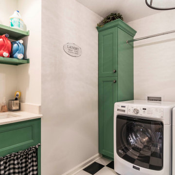 Transitional White and Grey Master Suite Addition