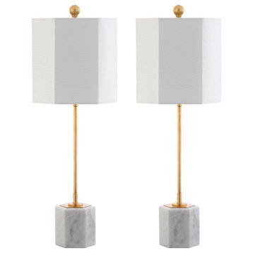 Safavieh Magdalene Marble Table Lamps, Set of 2