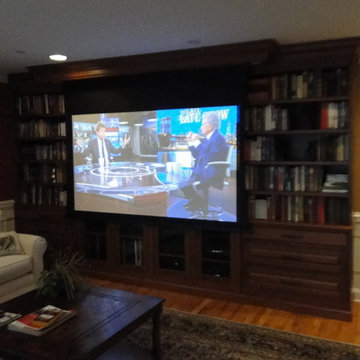 Media Room Custom Cabinetry