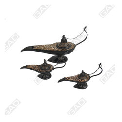 ALLADIN CHIRAG-ENGRAVED OIL LAMPS - Home Accessories & Decor