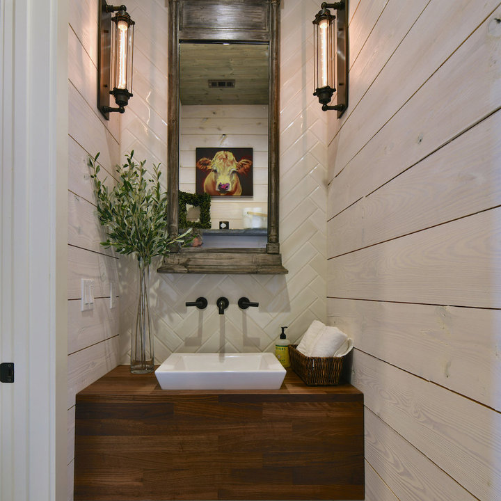 75 Farmhouse Powder Room - July, 2026