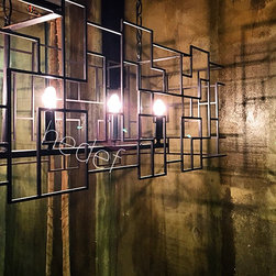 Dikd&ouml;rtgen Sarkıt - Pendant Lighting